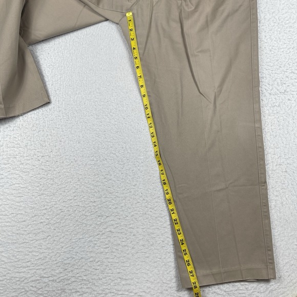 Savane Pants Mens 42x29 (actual‎ 42x28) Beige Workwear Business Casual Travel - Picture 5 of 10